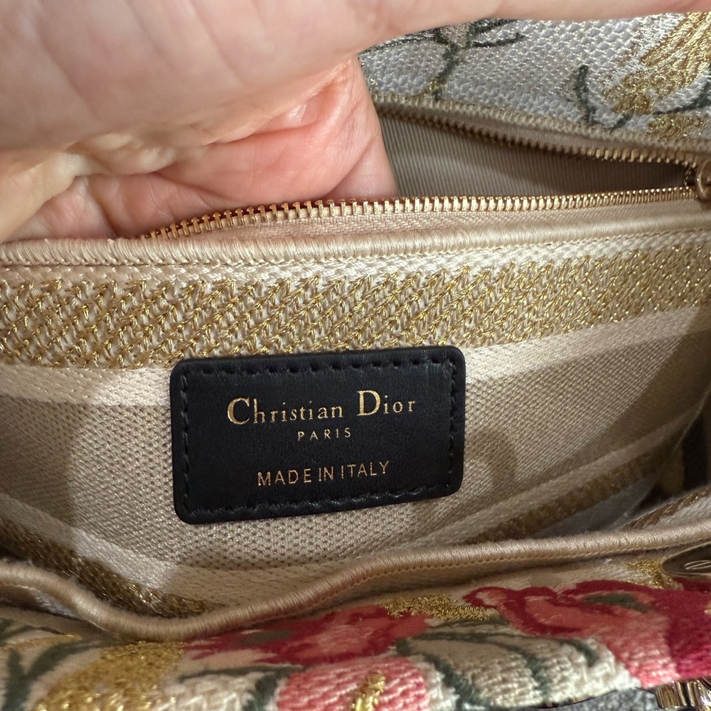 Dior Mini Floral Canvas Bag - Picture 8 of 15
